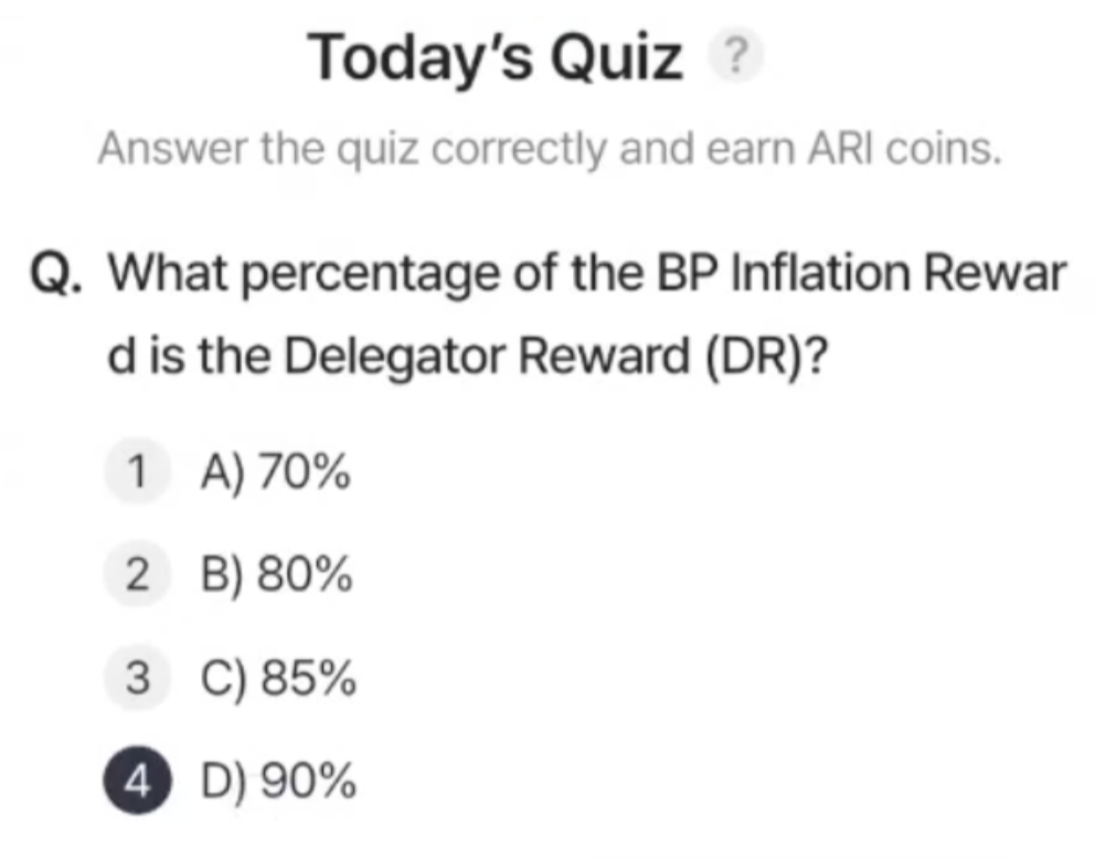 ARI Wallet Daily Quiz Answer 16 July 2025 (AriChain)
